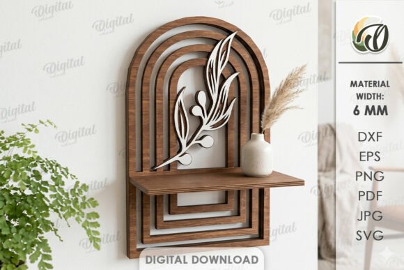 3D Decorative Shelf Laser Cut: A Creative Solution for Your Space