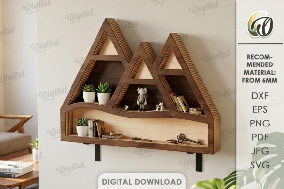 3D Wall Shelf Laser Cut: A Creative Solution for Modern Spaces