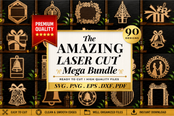 Amazing Laser Cut Mega Bundle SVG Design