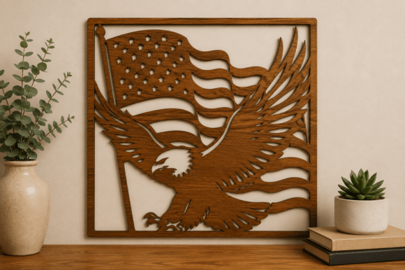 American Eagle Wall Art SVG Laser Cut: A Creative Solution for Custom Designs