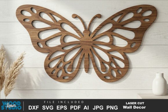 Butterfly Laser Cut SVG File: A Versatile Design for Creative Projects
