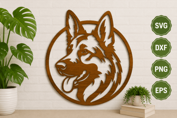 Custom Dog Wall Art SVG Laser Cut for Creative Expression