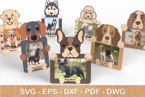 Dog Breed Photo Frame Bundle - Laser Cut: A Strategic Tool for Creative and Business Applications