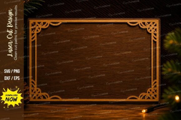 Elegant Rectangle Border Frame Laser Cut: A Versatile Design Solution