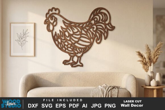 Farm Animals Wall Art Laser Cut SVG