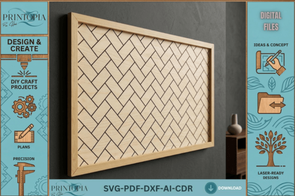 Geometric Wood Wall Art Laser Cut Files: Transform Your Space with Modern Craftsmanship