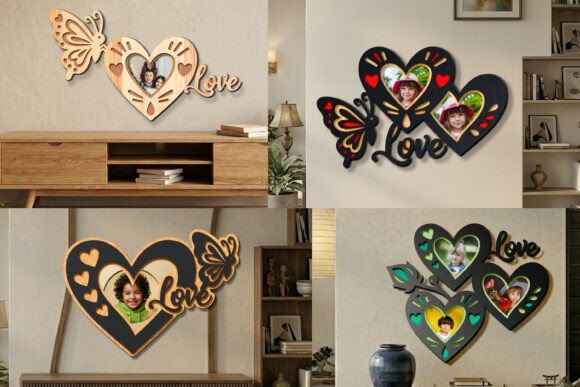 Laser Cut Heart Photo Frame SVG Bundle: A Comprehensive Overview
