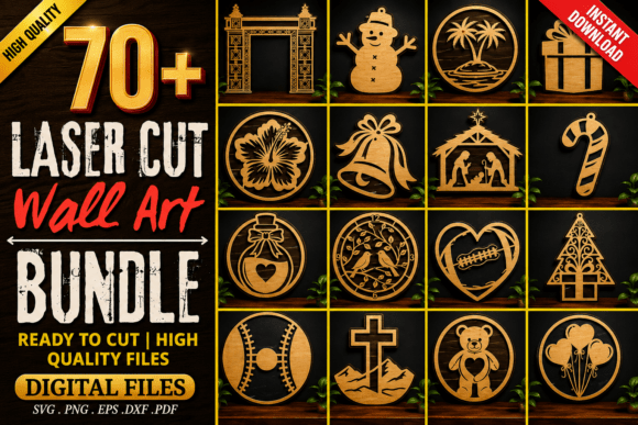 Laser Cut Premium Wall Art Mega Bundle