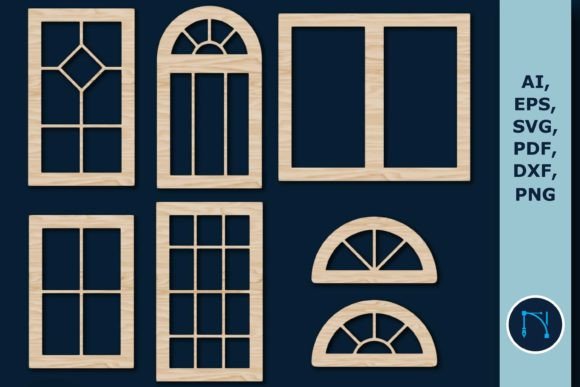 Laser Paper Cut Windows SVG Bundle