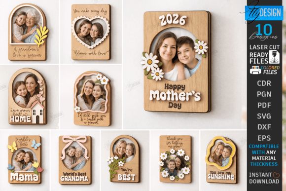 Mother’s Day Mini Photo Frames Laser Cut: A Creative Way to Celebrate Mom